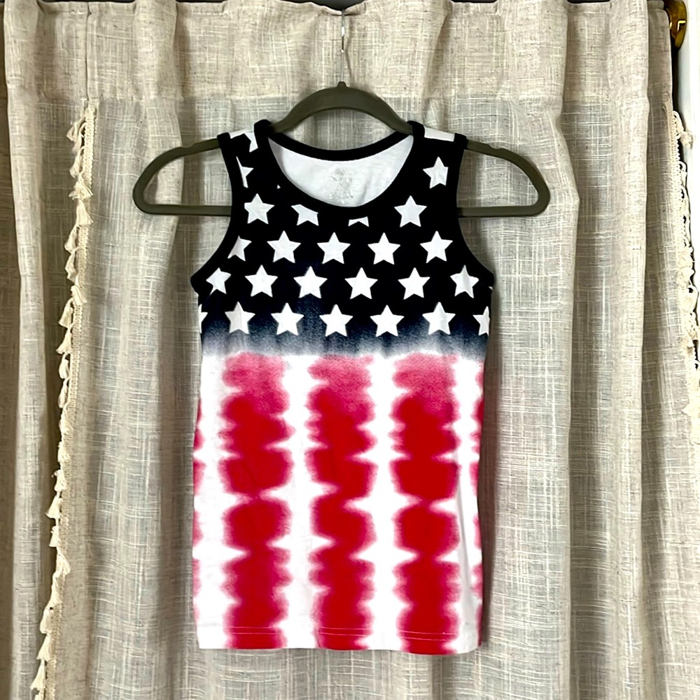 American flag tank Kids size Medium